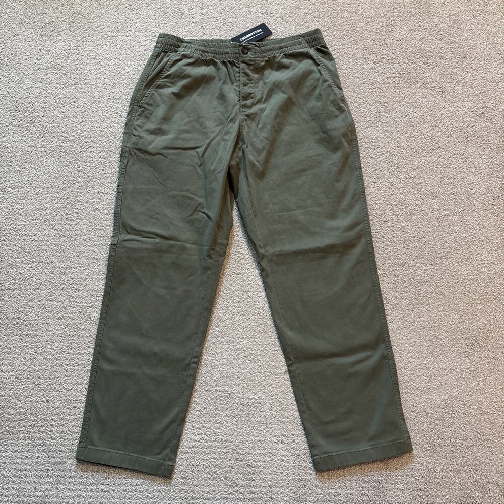 Bear Bottom Pants Mens Size Large 30” In Fern Green Stretch Carpenter Utility